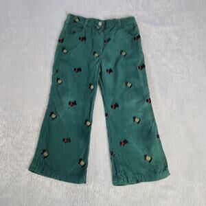 Lilly Pulitzer White Label Scottie embroidered girls pants Size 5 Resort Wear